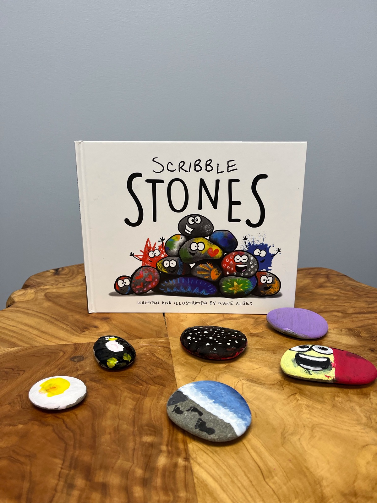 Book and Rocks